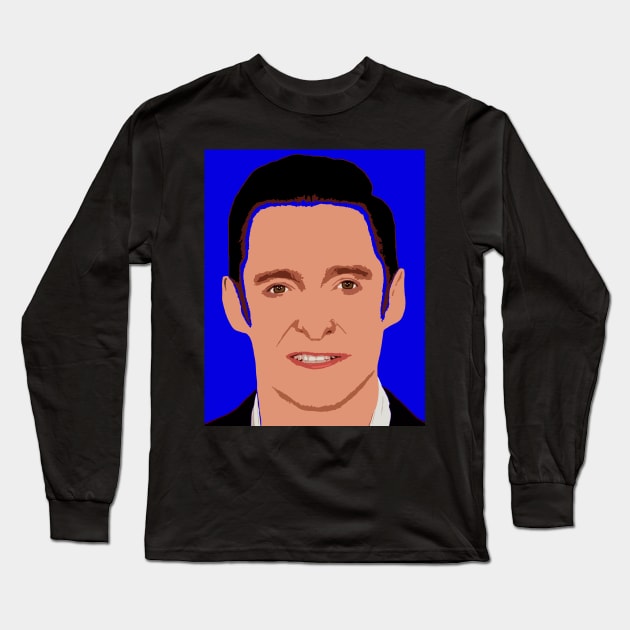 hugh jackman Long Sleeve T-Shirt by oryan80